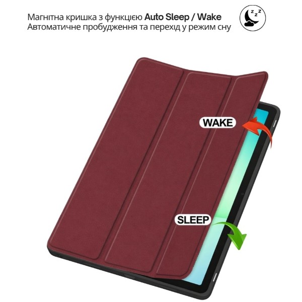 Фото - Чохол для планшета BeCover Flexible TPU Mate for Samsung Galaxy Tab A11 Plus SM-X236B 11.0" Red Wine (715594)